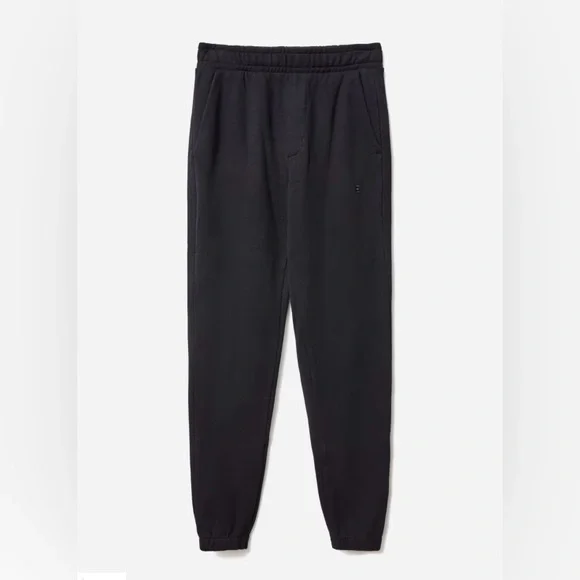 Everlane Men's the track pant Joggers XS in organic cotton black - Picture 3 of 11